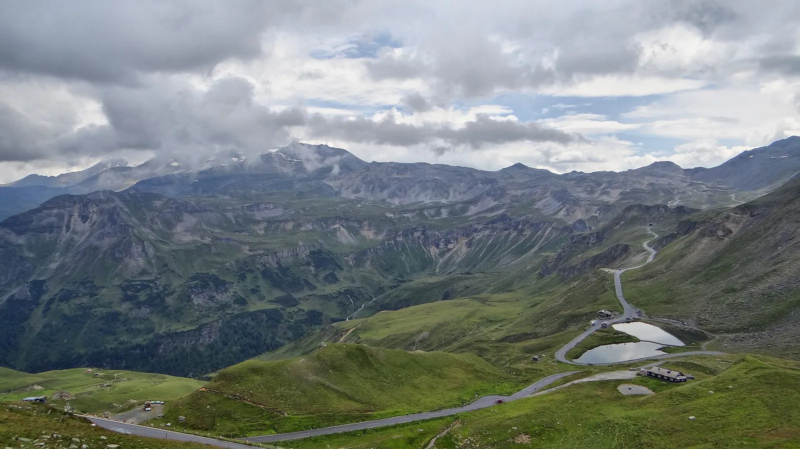 The Grossglockner High Alpine Road winding through Austria's highest mountains