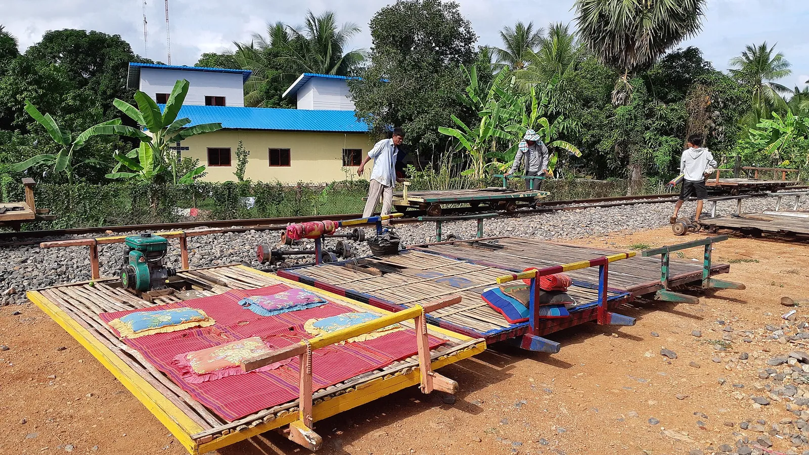 The bamboo train near Battambang