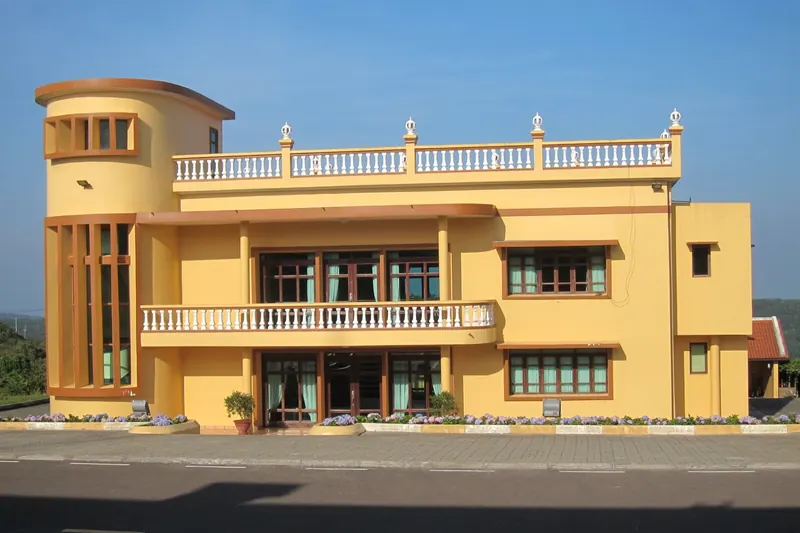The old town hall at Bokor Hill Station