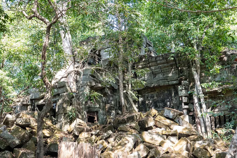 The jungle-covered ruins of Beng Mealea