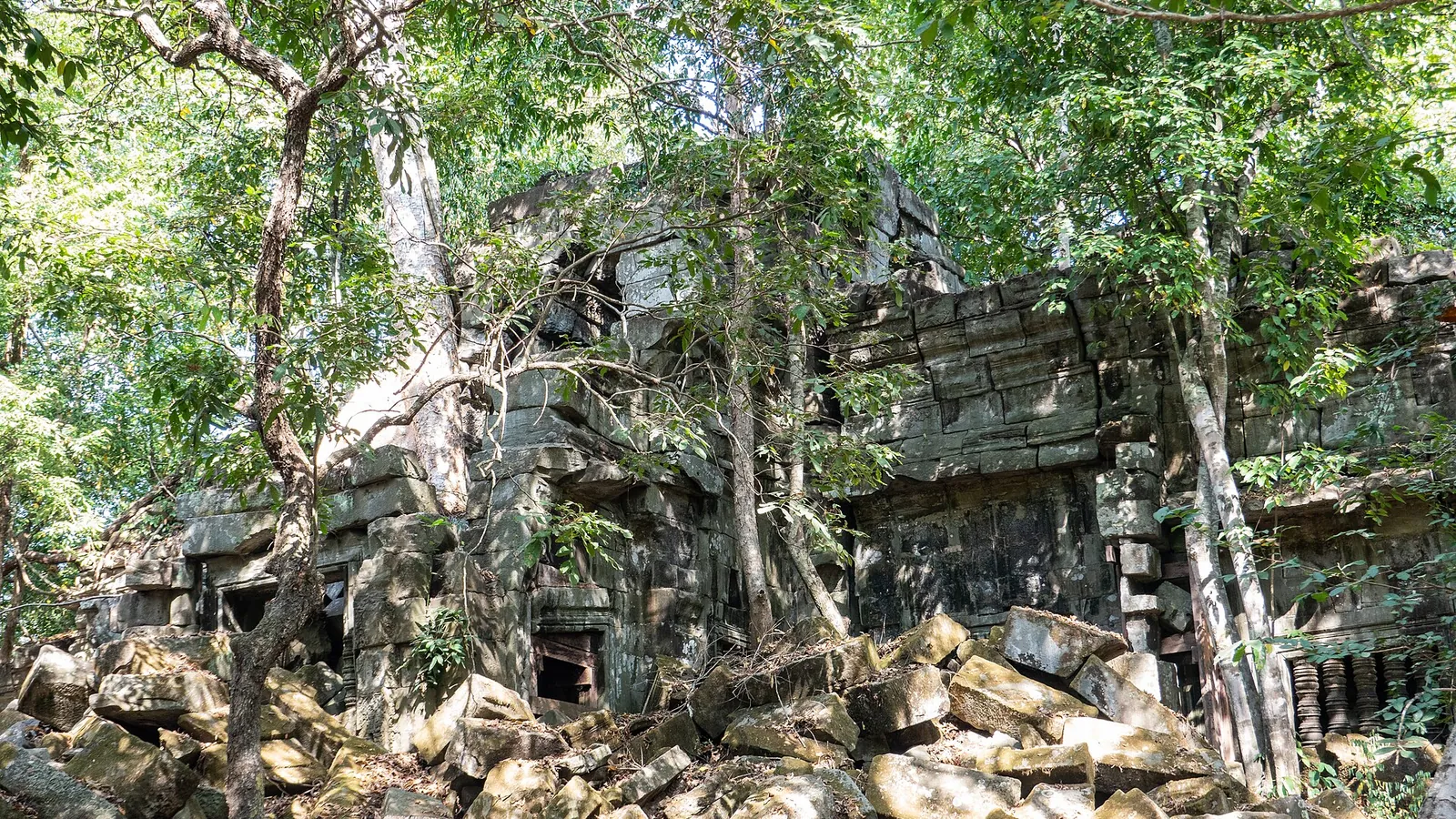 The jungle-covered ruins of Beng Mealea