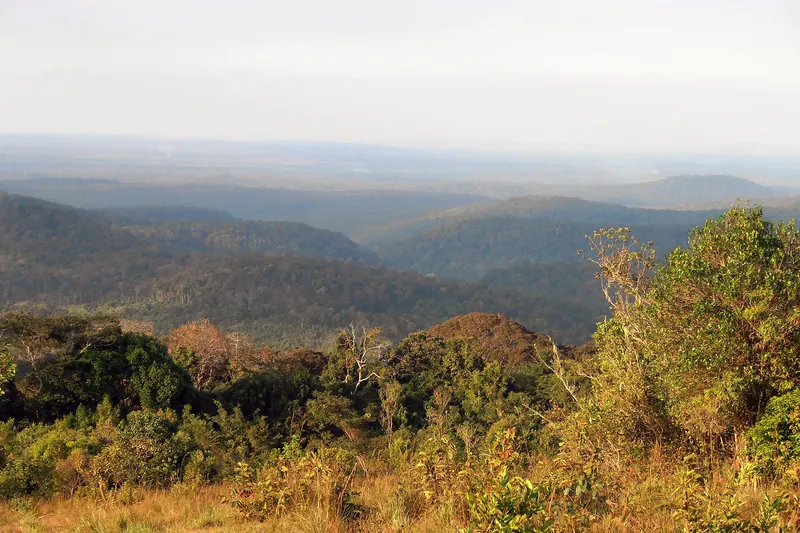 Rolling hills in Mondulkiri province