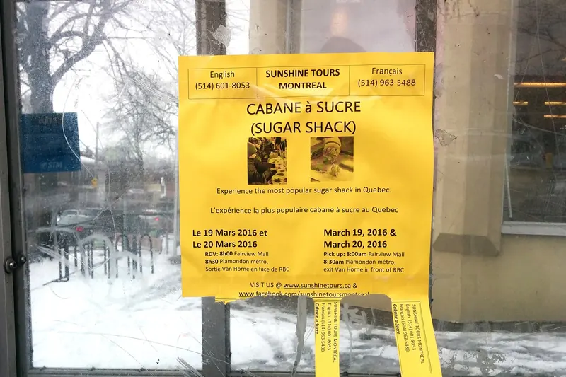 A traditional Canadian maple sugar shack