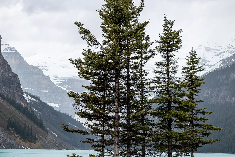 Canoeing on Lake Louise