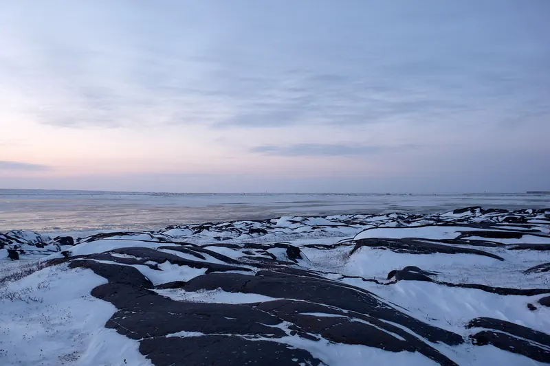 The tundra landscape at Cape Merry near Churchill