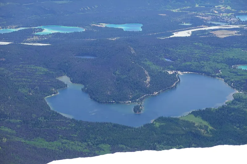 Pyramid Lake near Jasper