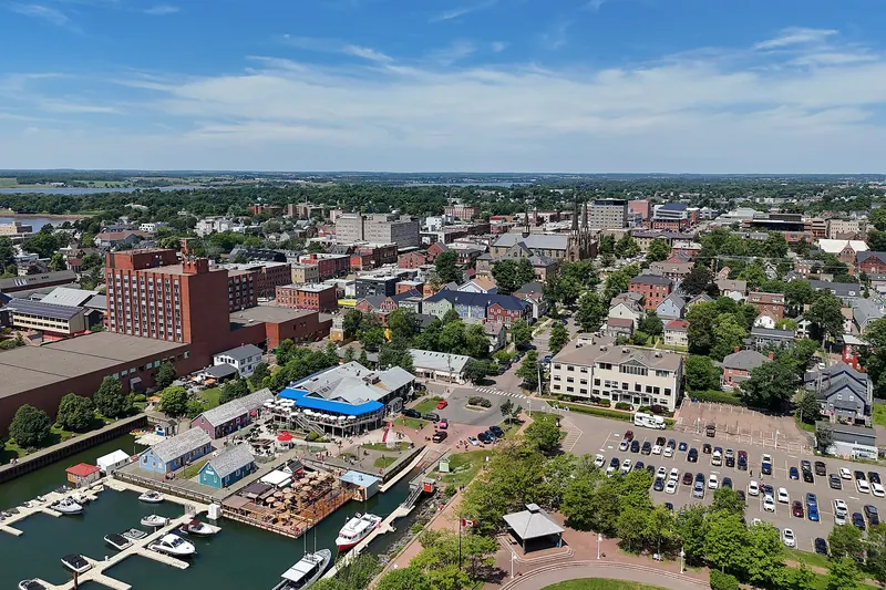 Charlottetown's historic streets in Prince Edward Island