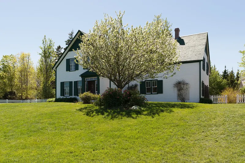 The farmland behind Green Gables Heritage Place