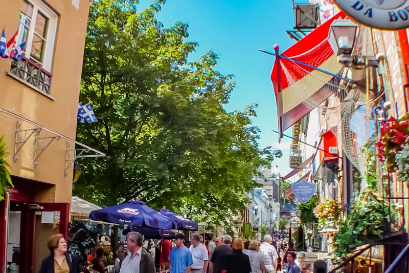 The Petit-Champlain quarter in Quebec City