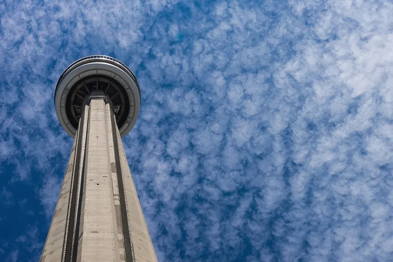 The CN Tower above Toronto's skyline
