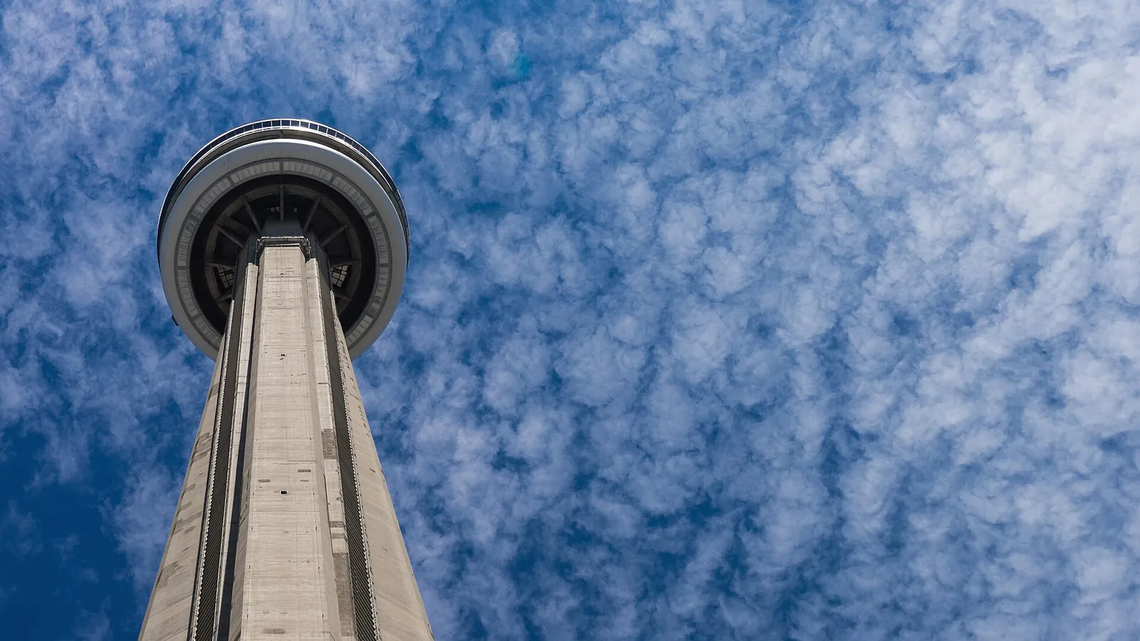 The CN Tower above Toronto's skyline