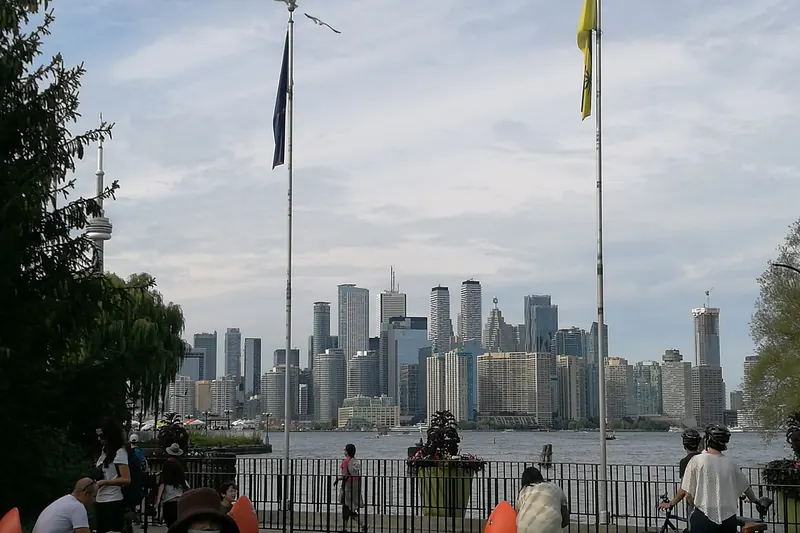 Toronto's skyline seen from the Toronto Islands