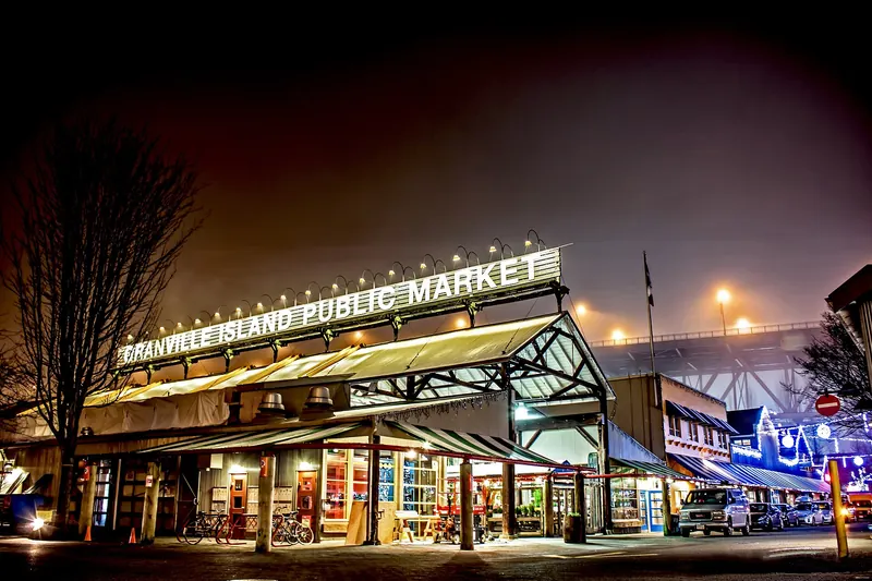 Granville Island Public Market in Vancouver
