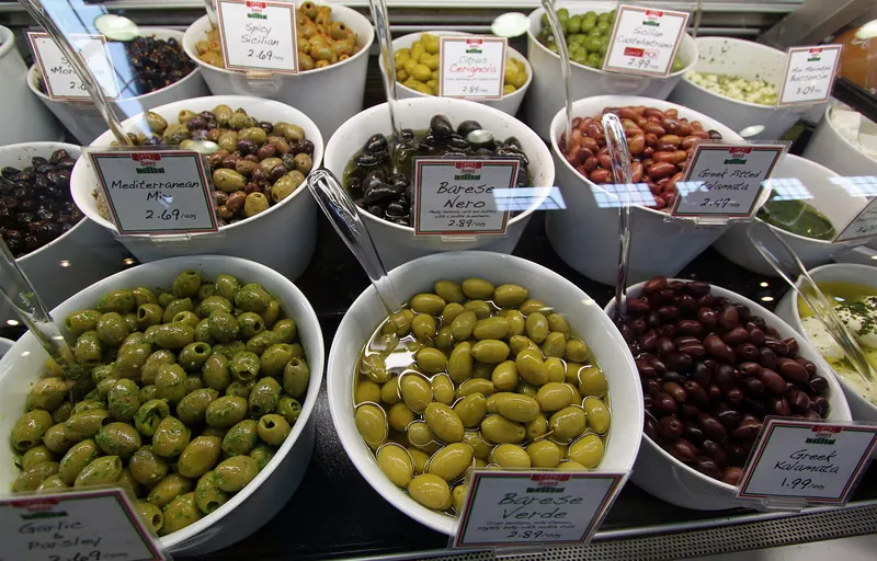 Market stalls at Granville Island in Vancouver