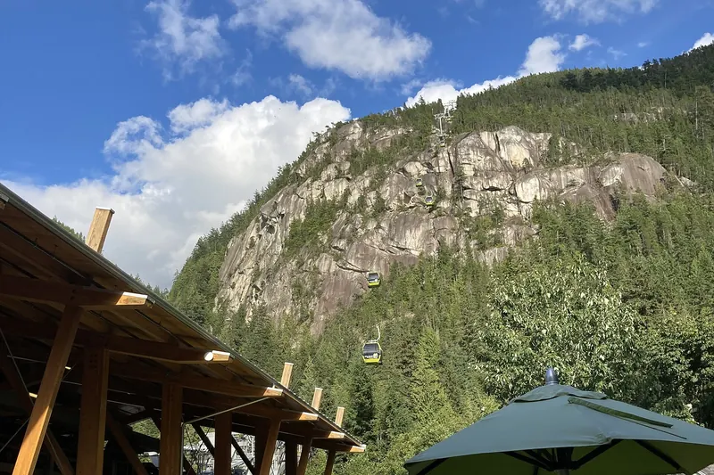 The Sea to Sky Gondola near Squamish