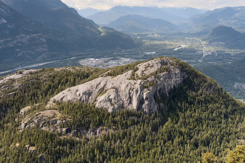 The Stawamus Chief seen from the Sea to Sky Gondola