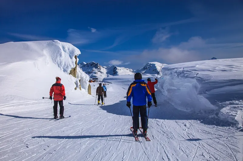 Skiing at Whistler Blackcomb