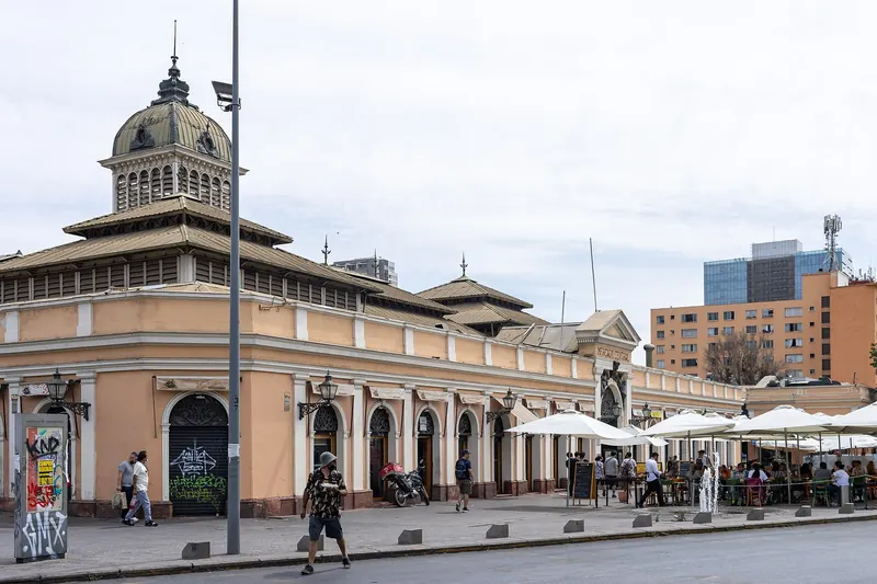 The Mercado Central in Santiago