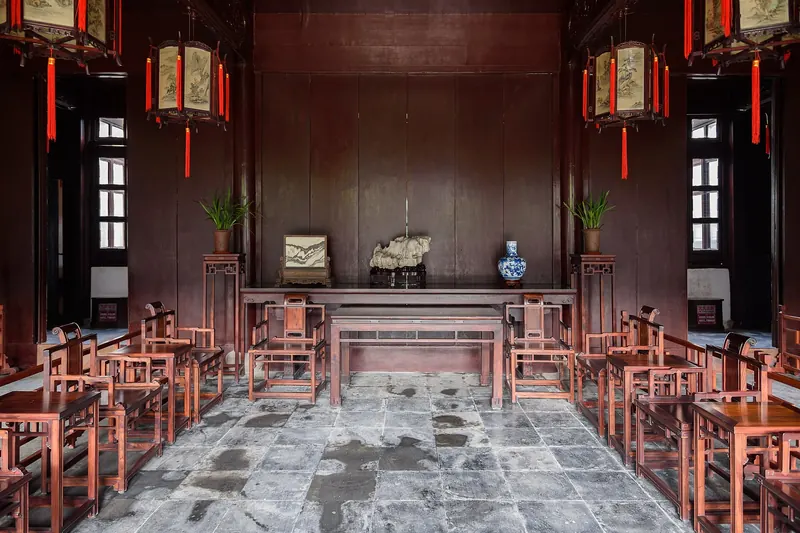 A pavilion and pond in Suzhou's Humble Administrator's Garden