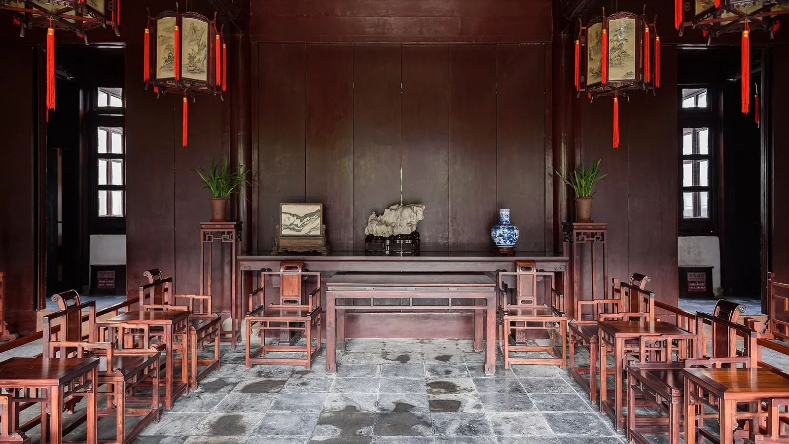 A pavilion and pond in Suzhou's Humble Administrator's Garden