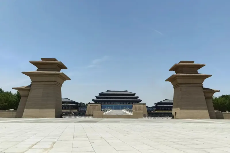 The exterior of the Shaanxi History Museum