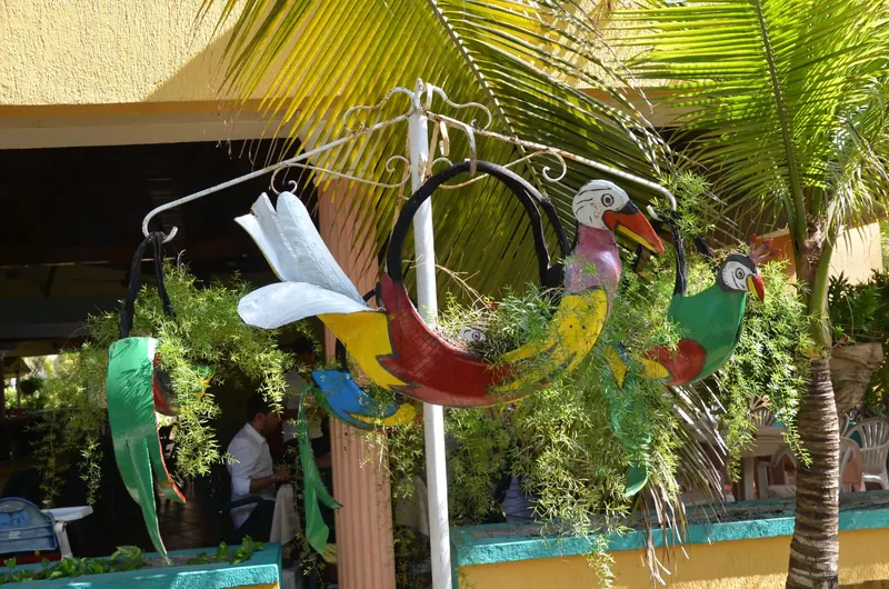 A resort on the turquoise waters of the Rosario Islands near Cartagena