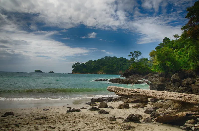 The beach at Manuel Antonio Park