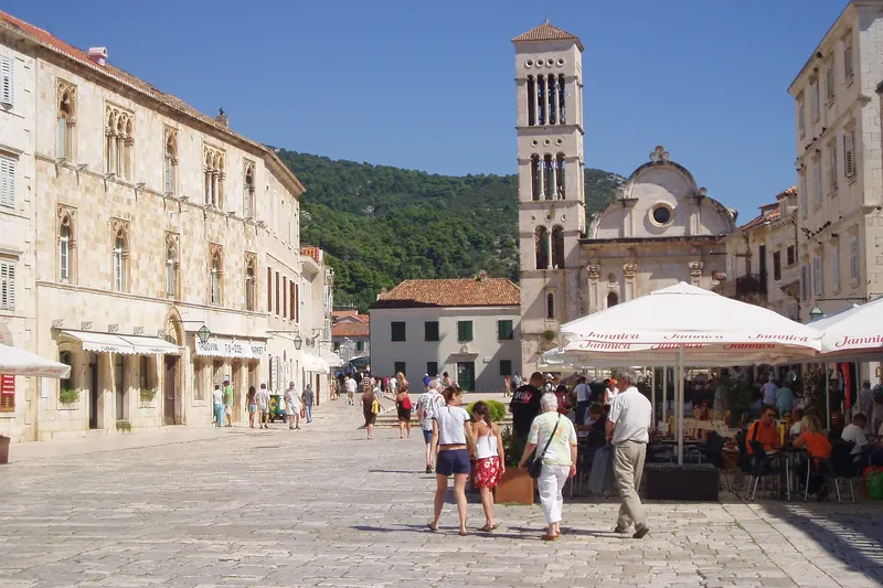 St Stephen's Square in Hvar Town