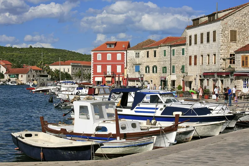 The harbour of Stari Grad on Hvar island
