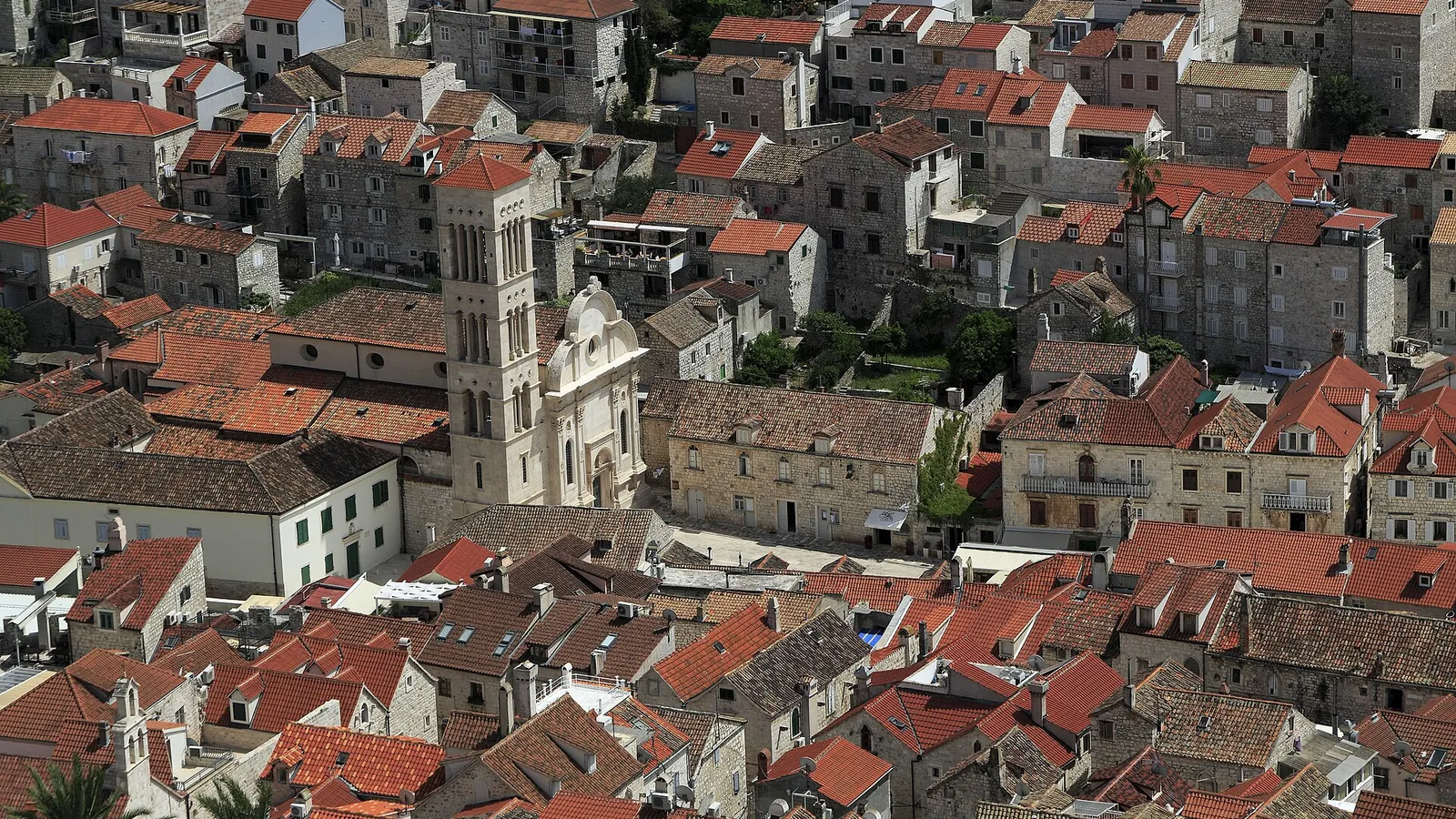 Hvar Town and St Stephen's Square