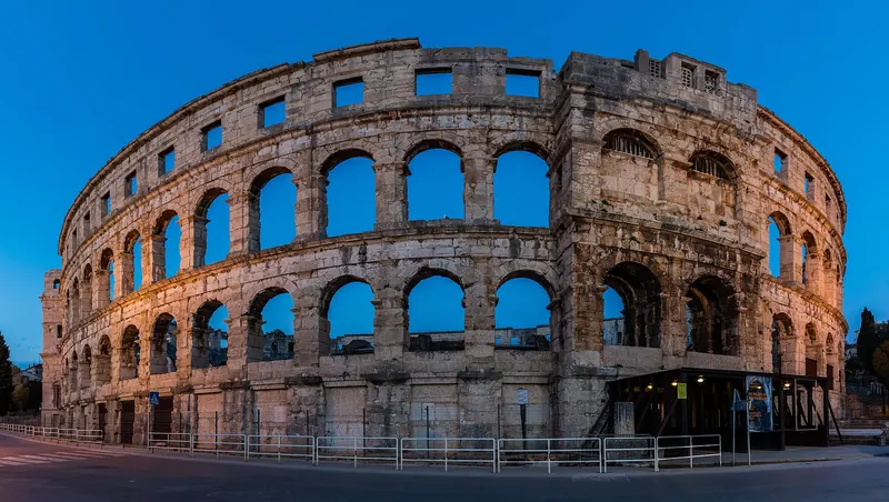 Pula Arena, a Roman amphitheatre in Croatia