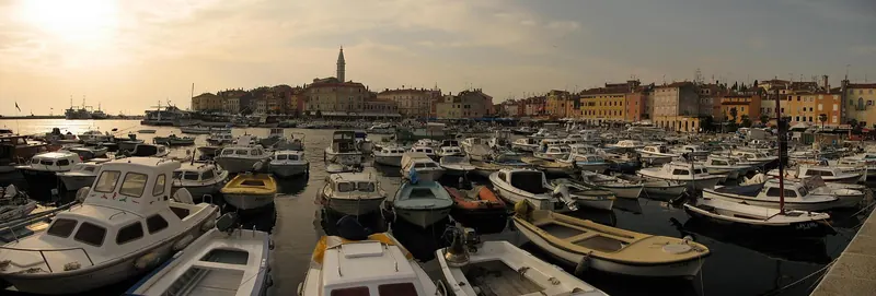 Rovinj's harbour