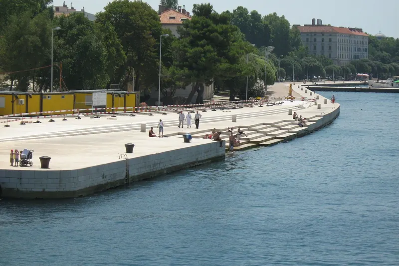 The Sea Organ on Zadar's waterfront