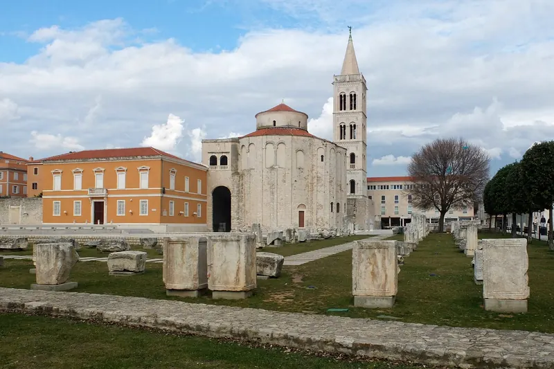 The Roman Forum in Zadar