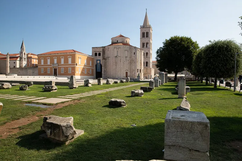 Exploring the Roman Forum in Zadar