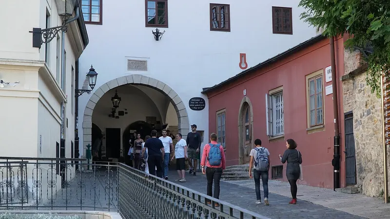The Stone Gate, a shrine in Zagreb's old city walls