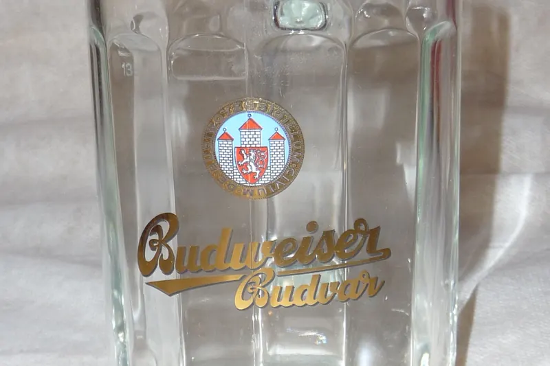 A glass of Budweiser Budvar beer