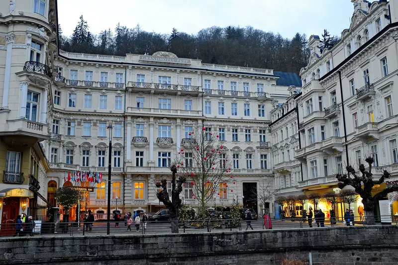 The historic Grandhotel Pupp in Karlovy Vary