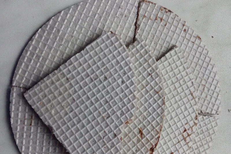 Traditional Czech spa wafers