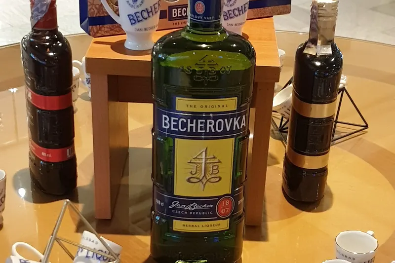 Becherovka, a herbal liqueur from Karlovy Vary