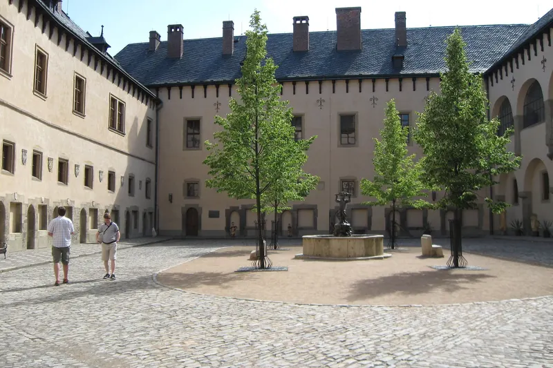 The courtyard of the Italian Court in Kutná Hora