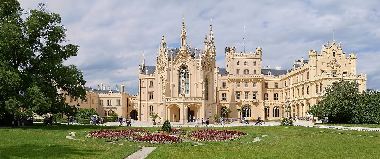 Lednice Chateau in South Moravia