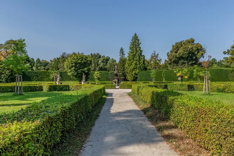 The chateau gardens at Lednice