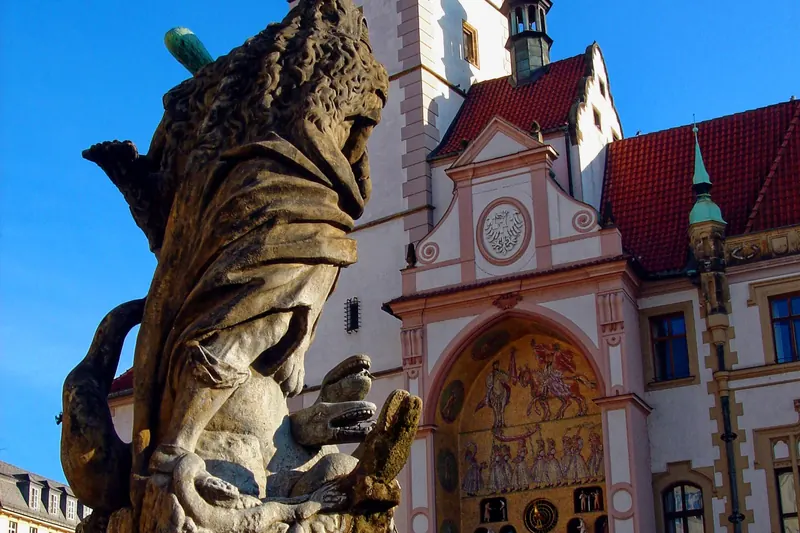 Olomouc's Upper Square and Town Hall