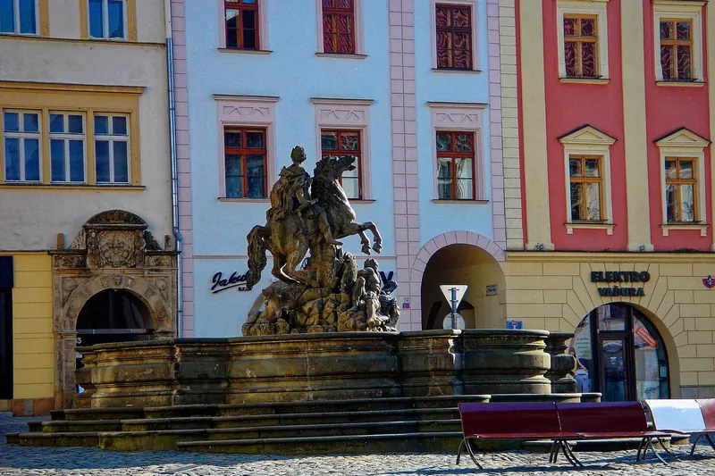 One of Olomouc's baroque fountains