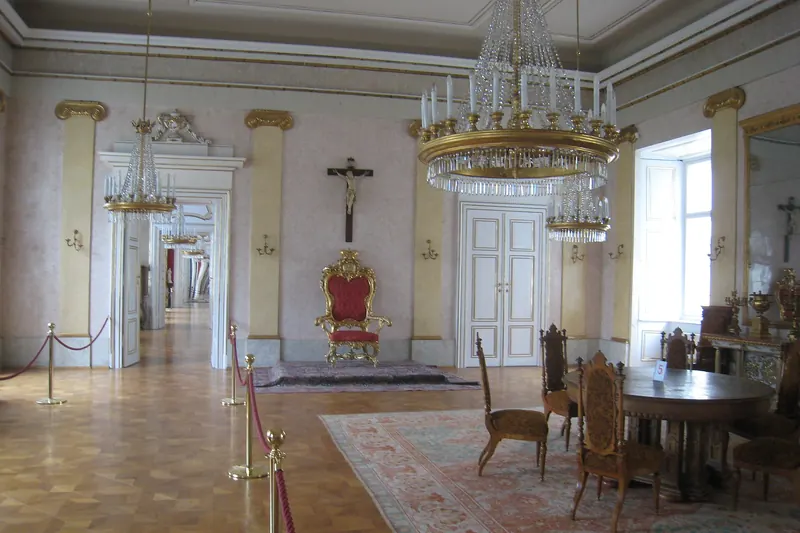 The throne room of the Archbishop's Palace in Olomouc