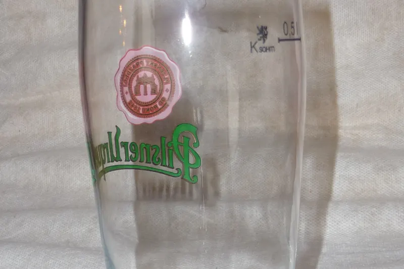 A glass of Czech pilsner beer