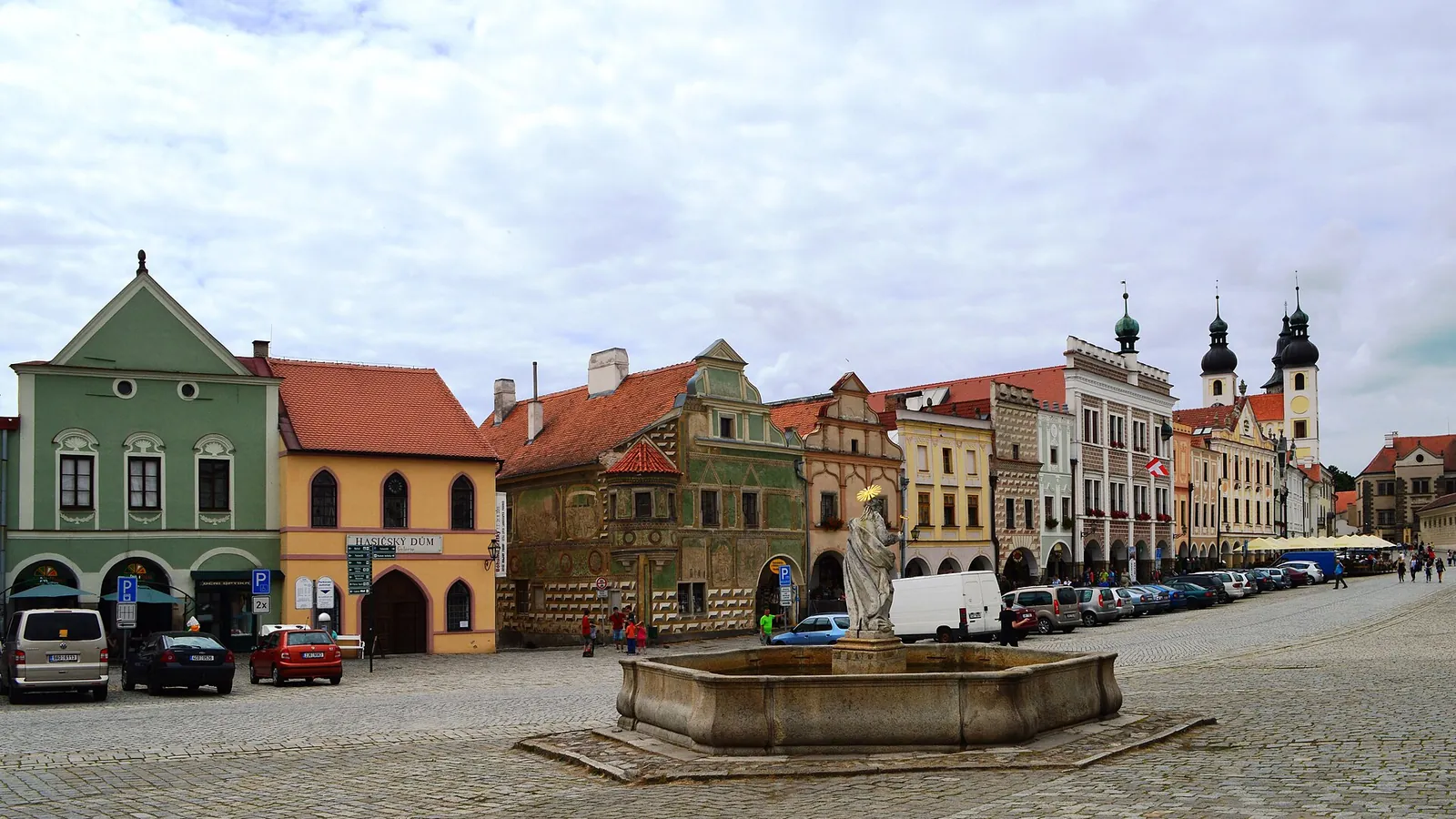 Telč's Renaissance main square