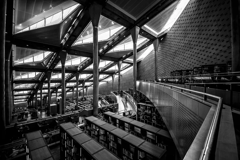 The Bibliotheca Alexandrina, Alexandria's striking modern library