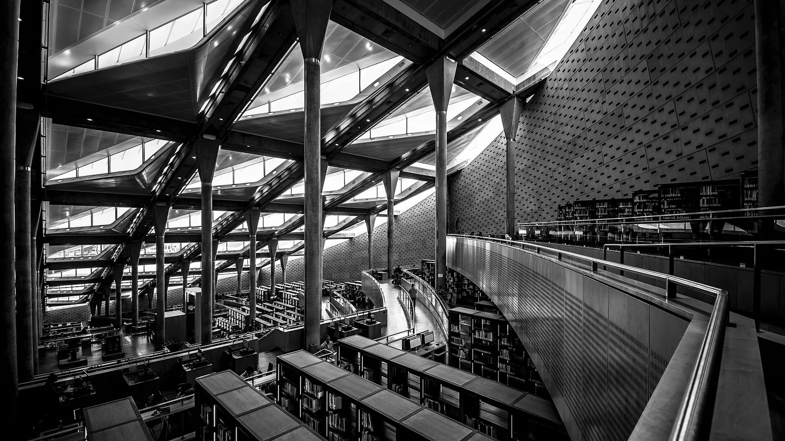 The Bibliotheca Alexandrina, Alexandria's striking modern library